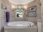 Jetted soaking tub.