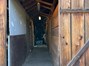 Hallway from outside of barn