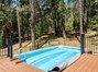 Great above ground pool perfect to cool off during those warm summers!