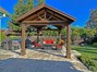 14x14 Red Cedar Open Gable Pavilion with oversized posts