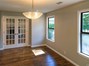 Dining room. Floors in dining room, library, living room, hall and master bedroom is real solid Maple wood, 3/4" thick.