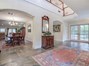 Slate Tile Flooring, Double French Doors Leads you to a Pathway to the River