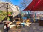 Outdoor Kitchen, Fireplace/Pizza Oven, Pizza Pre Station with Custom Swivel Table.