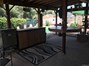 Spacious covered patio. I think I smell burgers cooking!