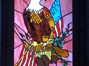 "The Eagle" Stained Glass Lookout Window